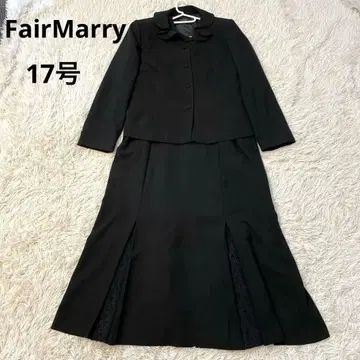 새상품급 FairMarry 블랙 포멀 레이스 셋업 빅 사이즈