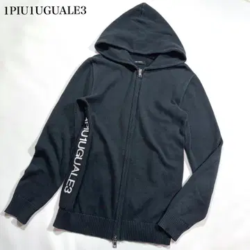 우노피우노우과레토레 사이드 로고 니트 후드티 더블 지퍼 최근