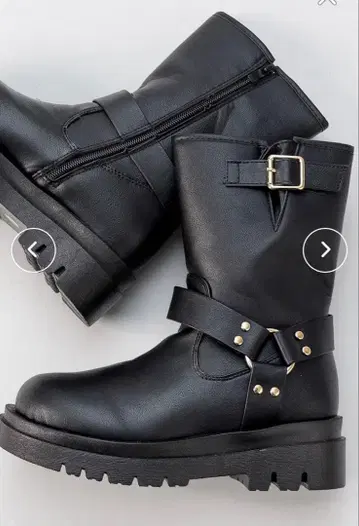 엔지니어 부츠 블랙