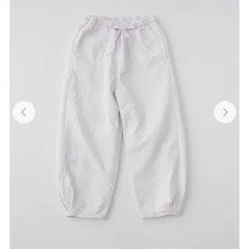 nest Robe 퀼팅 드로 코드 트라우저