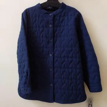 택 포함 새상품 PART2 네이비 퀼팅 자켓 L 사이즈