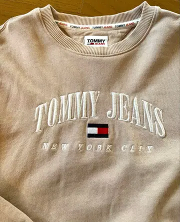 TOMMY JEANS 베이지 트레이닝복 M