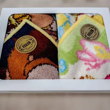 FEILER 미녀와 야수 타월 손수건 2장 세트