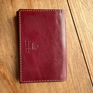 중고품 상태 좋음 다케오 키쿠치 에리어 명함지갑 가죽 카드 케이스