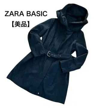 [ 새상품급 ] ZARA BASIC 블랙 롱 코트 L