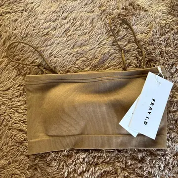 FRAY.I.D 베이지 튜브탑 F 택 포함 미사용 새상품