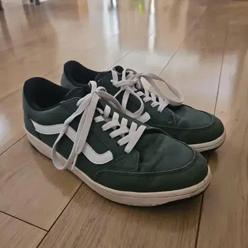 VANS 그린 로우컷 스니커즈