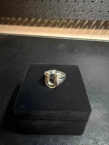 CRIMIE 호스슈 실버 반지 스몰 19호