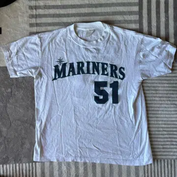 MARINERS 이치로 51 T셔츠 크롭