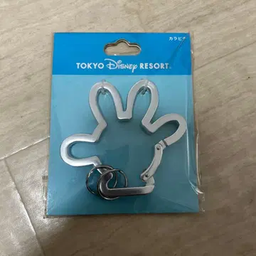 레어! [미사용] 도쿄 디즈니 리조트 한정판 미키 그로브형 카라비너