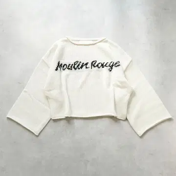 [ 새상품급 ] Whim Gazette Cabaret 로고 풀오버 와이드