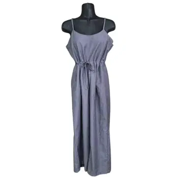 마제스틱 레곤 살로펫 블루 그레이 작업복 스트랩 포켓