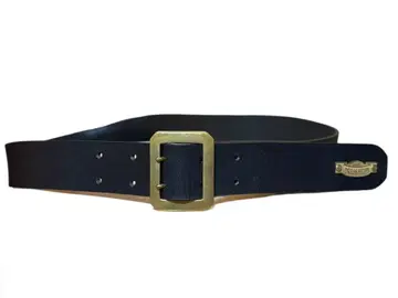 DRESS HIPPY (드레스 히피) 블랙 가죽 벨트