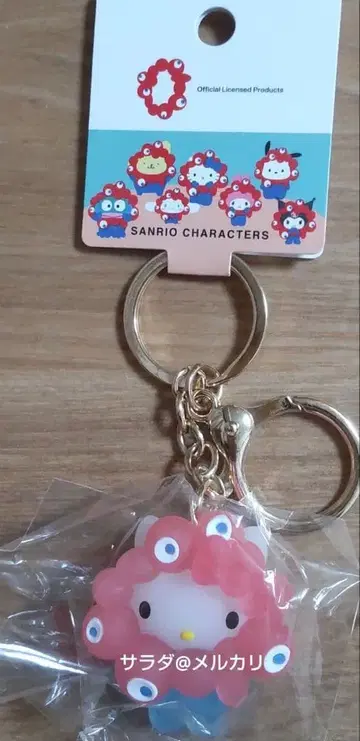EXPO2025 간사이 만박 미야쿠미야쿠 입체 클리어 키링 헬로키티