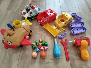 호빵맨 나사나사 체인지 호빵맨호 세트