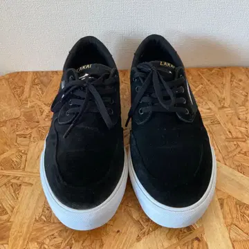 LAKAI 블랙 스웨이드 스니커즈 RILEY 3 [ 28cm ]