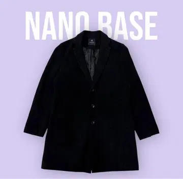 nano BASE 블랙 체스터 코트 F 사이즈 S-855