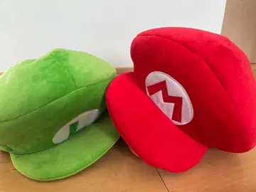 USJ 마리오 루이지 플러시 모자 세트