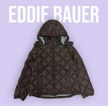 Eddie Bauer 다운 자켓 브라운 사이즈 PS S-862