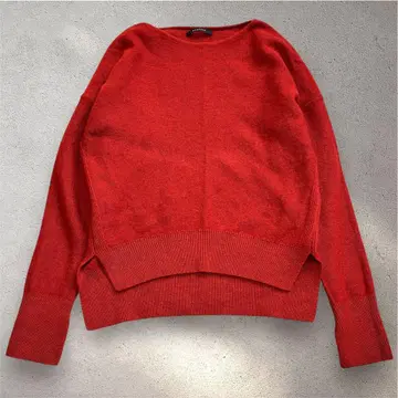 TOMORROW LAND MACPHEE 캐시미어 혼방 니트 테라코타