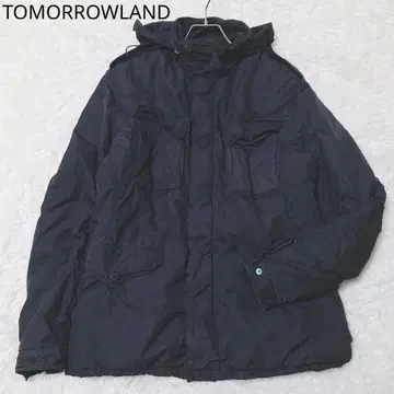 투모로우랜드 점퍼 m-65 스탠드 카라 드로우 코드 네이비