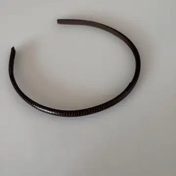 Genuine Leather 가죽 머리띠 브라운