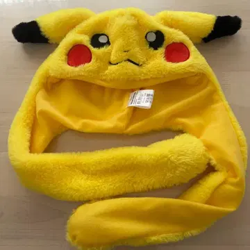 피카츄 후드 캡 뒤집어쓰기