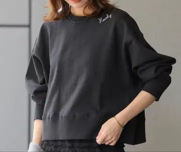 저널 스탠다드 리룸 자수 로고 맨투맨