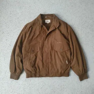 UNKNOWN 해링턴 자켓 L 상당 브라운 짧은 기장