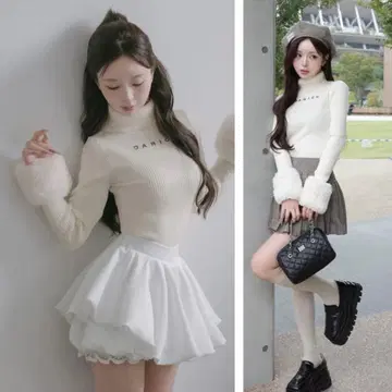 새상품 미개봉 Darich 스무스 퍼 리브 니트탑 IVO