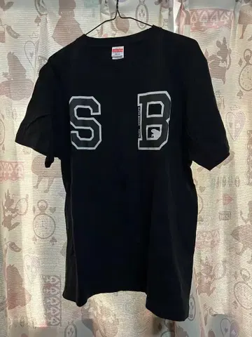 SUPER BEAVER T셔츠 블랙 SB로고