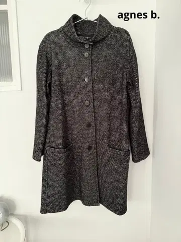 agnes b. 울&코튼 코트