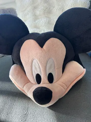 새상품급 미키마우스 팬캡 모자 봉제 인형
