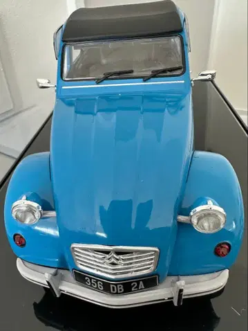 시트로엥 2CV 블루 미니카