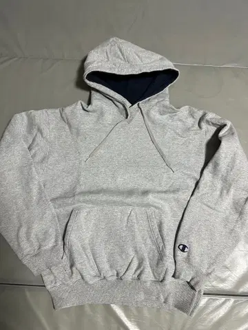 US 기획 Champion 그레이 후드 부착 후드티