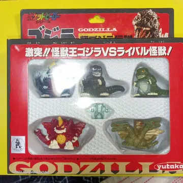고질라 피규어 6개 세트 yutaka