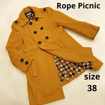 새상품급 ROPE PICNIC 로페피크닉 A라인 울 체스터 코트