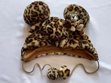 디즈니 미니 팬캡 레오파드 무늬