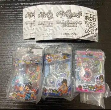 요괴워치 미니어처 패키지 컬렉션 가챠 3종 세트