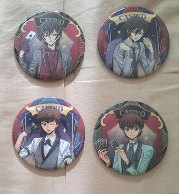 코드기어스 럭키 캔뱃지 복권 캔뱃지 를르슈 스자크 2