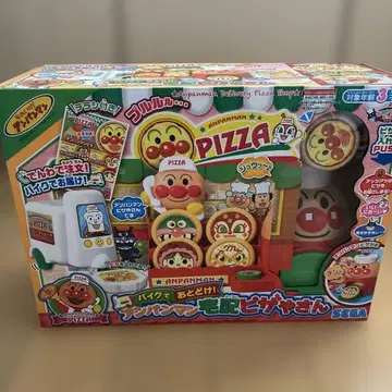 호빵맨 바이크로 배달 택배 피자가게