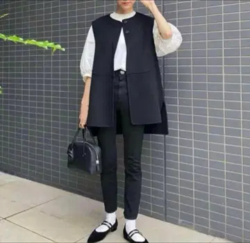 MACHATT 마차트 리버 울 베스트 지레 블랙