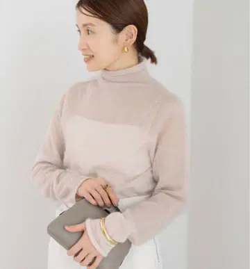 이에나 키드 모헤어 터틀 니트