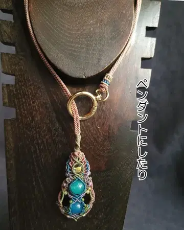 아마존 나이트 실리카 x 블루 제이드의 3way 마크라메 액세서리