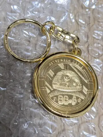 기념 메달 스타 워즈전 BB-8 회장 한정판 키링 레어템