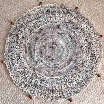 서클 담요*딸기*핸드메이드