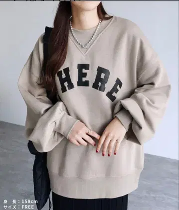 택 포함 reca 칼리지 로고 속기모 맨투맨 그레이지