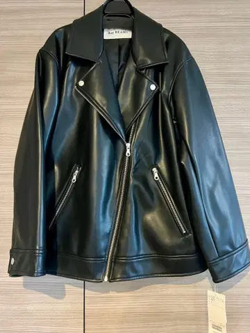 [ 미사용 새상품 ] BEAMS 라이더 자켓 블랙 M