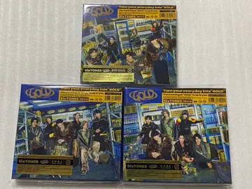 SixTONES GOLD 3 형태 세트 CD+Blu-ray