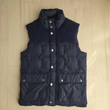 BANANA REPUBLIC 네이비 다운 베스트 S